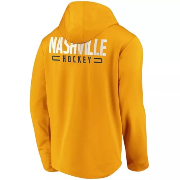 Men's Nashville Predators Defender Mission Zip-Up Hoodie - Picture 2 of 2